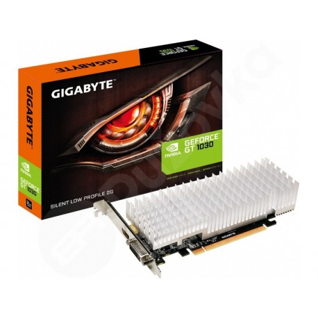 nVidia GIGABYTE GT 1030 Silent Low Profile 2G 2GB GDDR5 PCI-E DVI-D HDMI
