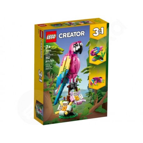LEGO® Creator 3v1 31144 Exotický ružový papagáj