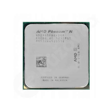 s.AM2+/AM3 AMD Phenom X4 965 3,40GHz (4GHz HyperTransport) 6MB 45nm 125W Deneb