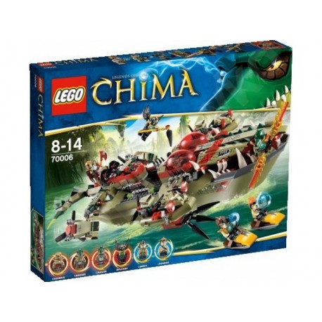 LEGO® Legendy Chima 70006 Craggerův krokodýlí člun