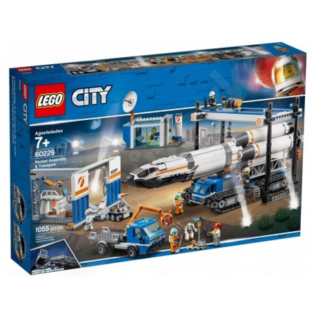LEGO® City 60229 Montáž a preprava vesmírnych rakiet