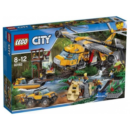 LEGO® Cítite 60162 Parachutné vrtuľník do džungle