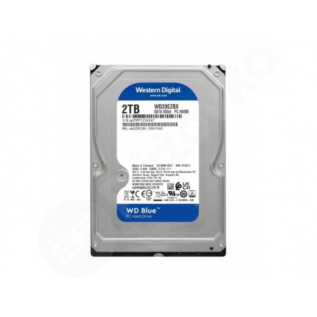 3,5" 2TB WD Blue WD20EZBX 256MB 7200 ot./min. SATA III