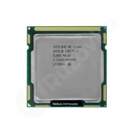 s.1156 Intel Core i5-661 3,33GHz (3,60GHz Turbo) 4MB 32nm 87W Clarkdale