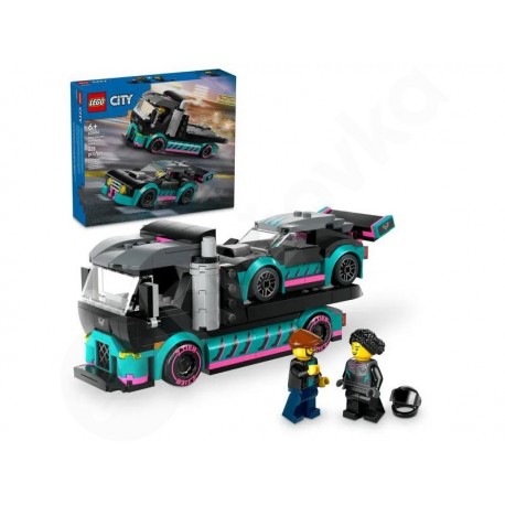 LEGO® City 60406 Kamión so závodným autom