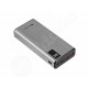 GoGen powerbanka 20000 mAh, stříbrná