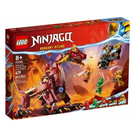 LEGO® Ninjago® 71793 Heatwave a jeho transformačný lávový drak