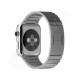 Apple Watch pás 42 mm (44 mm) - strieborný (nerezová oceľ 316L, článkový tah)