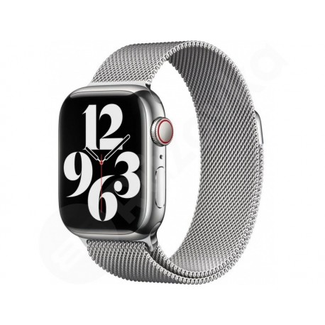 Apple Watch remienok 41mm - strieborný milánsky ťah