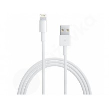 Originálny USB kábel Lightning pre Apple iPhone / iPod / iPad / AirPods biely 1m