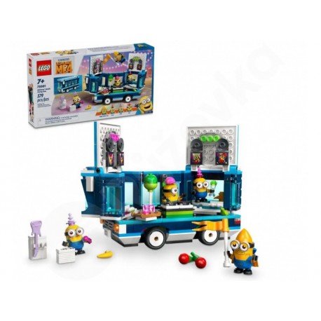 LEGO® Som padouch 75581 Mimoni a hudobná párty autobus