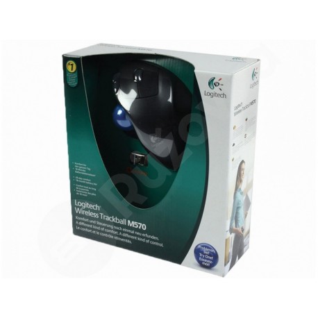 Logitech bezdrátová myš Trackball M570 černá