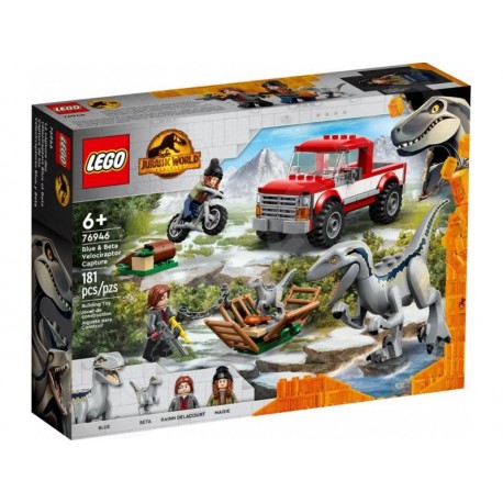 LEGO® Jurassic WorldTM 76946 Úlovok velociraptorov Blue a Beta