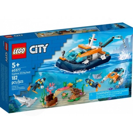 LEGO® City 60377 Prieskumná ponorka potápačov