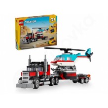 LEGO® Creator 3v1 31146 Flatbed truck a helikoptéra