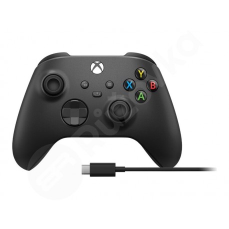 Microsoft Xbox Series Bezdrátový ovladač, černý + USB-C kabel