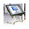 Náklopný pojízdný elektrický stojan pro panely do MŠ/ZŠ/SŠ (max: 90" / 150 kg)