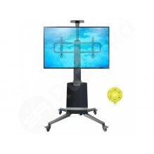 Pojazdný elektrický stojan pre panely do MŠ/ZŠ/SŠ (max: 85" / 68 kg)