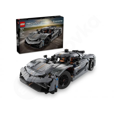 LEGO® Technic 42173 Šedé hyperauto Koenigsegg Jesko Absolut