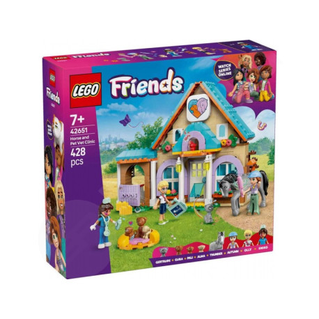 LEGO® Friends 42651 Veterinární klinika pro koně a domácí mazlíčky