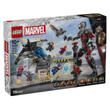 LEGO® Marvel 76314 Akčná bitka – Captain America: Občianska vojna