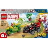 LEGO® Marvel 11198 Spin, Electro a honička s dinosauřím vozidlem