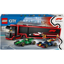LEGO®Mesto 60445 F1® Truck s vozidlami F1® RB20 a AMR24
