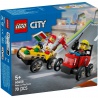 LEGO® City 60458 Závodní balíček: Rozvoz pizzy vs. hasičské auto