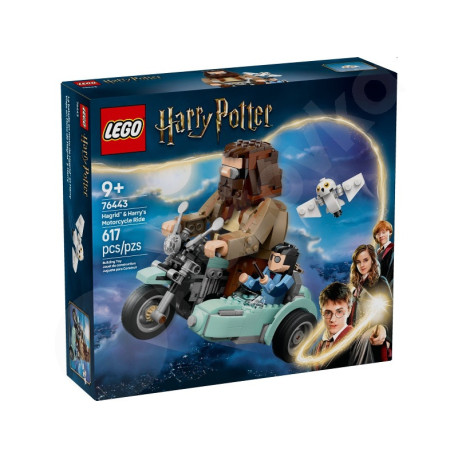 LEGO® Harry Potter™76443 Hagrid ™ a Harry na motocykli