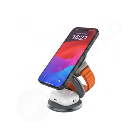 Pevná okrúhla bezdrôtová nabíjačka MagPowerstation