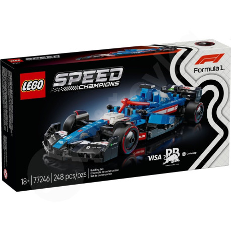 LEGO® Speed Champions 77246 Pretekárske auto Visa Cash App RB VCARB 01 F1®