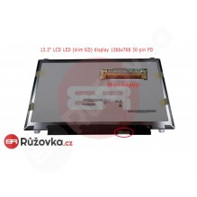 13,3" LCD LED (slim GD-S) displej 1366x768 30-pin PD eDP