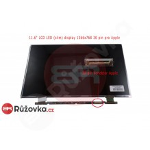 11.6" LCD LED displej 1366x768 30 pin pre Apple B116XW05 V.0
