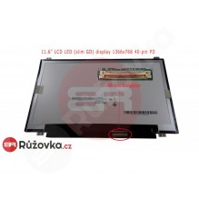 11.6" LCD LED (slim GD) displej 1366x768 40-pin PD