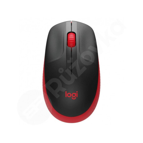 Logitech M190 Wireless Mouse, červená