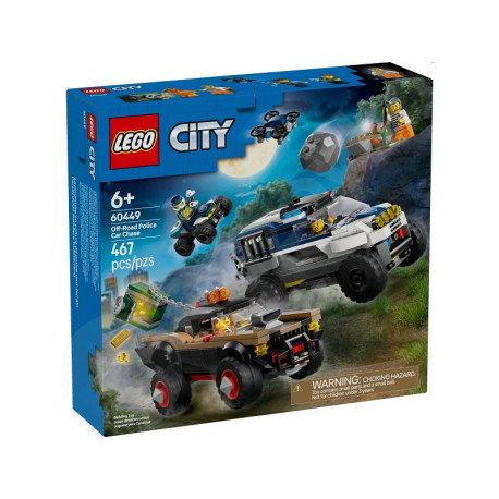 LEGO® City 60449 Naháňačka terénnym policajným autom