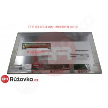 17.3" LCD LED displej 1600x900 40-pin LD tmavý