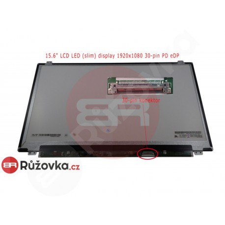 15.6" LCD LED (slim) display 1920x1080 30-pin PD eDP