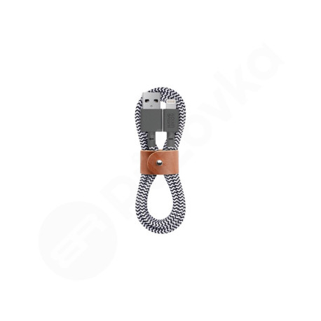 Native Union Belt Cable XL USB-A - Lightning 3m zebra