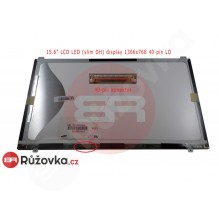 15.6" LCD LED (slim DH) displej 1366x768 40-pin LD matný