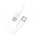HOCO - USB-C/Lightning dátový kábel, 18W 1m biely