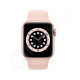 Apple Watch Series 6 - 40mm zlatý hliník s pískově růžovým sportovním řemínkem
