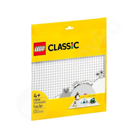 LEGO® Classic 11026 soklová lišta 25 x 25 cm biela