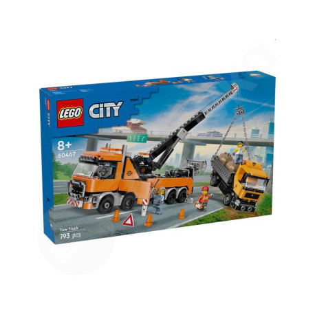 LEGO® City 60467 Výkonný vyprošťovací odtahový vůz s jeřábem