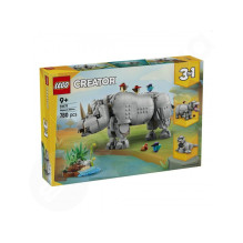 LEGO® Creator 3v1 31171 Divoké zvieratá: Majestátny nosorožec s vtákmi