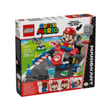 LEGO® Super Mario™ 72043 Mario Kart™ – interaktívny LEGO® Mario™ a štandardná motokára