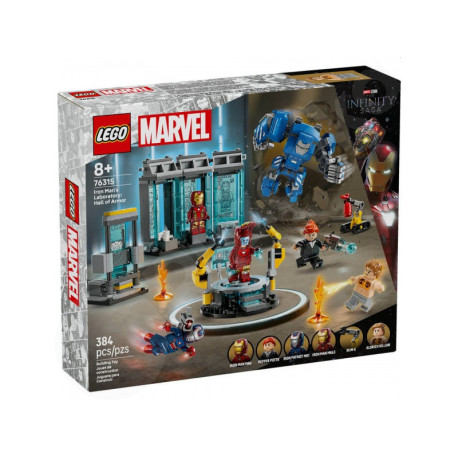 LEGO® Marvel 76315 Iron Man a jeho laboratoř: Síň brnění