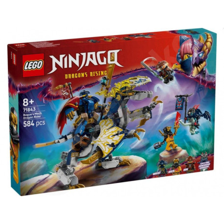 LEGO® NINJAGO® 71843 Rogue a robotický dračí jezdec