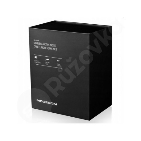 Modecom MC-1001HF bezdrátová sluchátka s mikrofonem černá