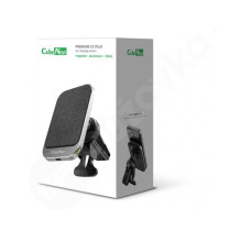 CubeNest magnetický bezdrôtový držiak na mobilný telefón S1C1 Grid strieborný